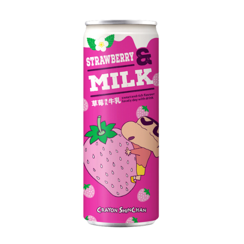 【蠟筆小新】草莓煉乳牛乳 240ml