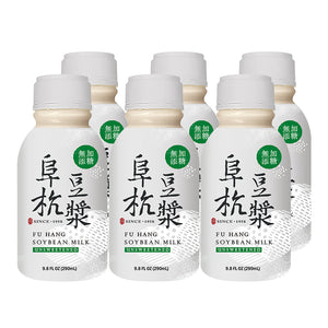 【阜杭豆漿】原味豆漿(無糖) 9.8 fl. oz. (290mlx6瓶)(限購 2pks)