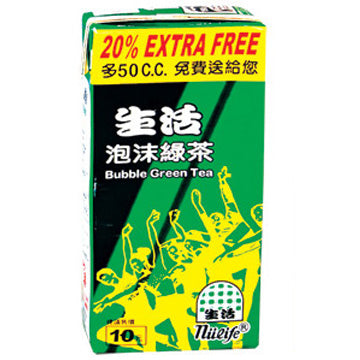 【生活】 泡沫綠茶 300ml (24入/箱)-限購1箱
