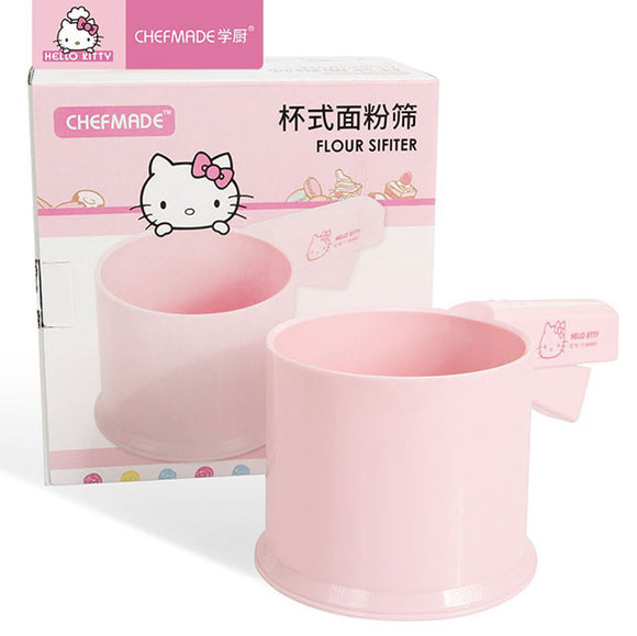 【正版授權】KT7016學廚Hello Kitty 杯式麵粉篩