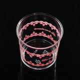 透明蓋 粉紅花邊-慕斯杯奶酪杯 果凍杯 120cc (20入)