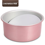 學廚 WK9276 8“玫瑰金加高陽極活底蛋糕模