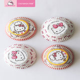 【正版授權】KT7066學廚Hello Kitty 1號蛋糕紙托 100pcs