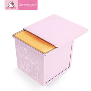【正版授權】KT7029學廚Hello Kitty 水立方不粘吐司盒
