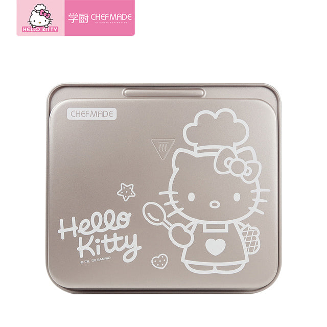 【正版授權】KT5001/KT5003 學廚Hello Kitty  9.5吋不沾烤盤(附烤架) 香檳金/粉色