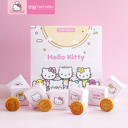 【正版授權】KT7081學廚Hello Kitty 月餅包裝盒 (不含月餅)