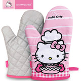 【正版授權】KT7020學廚 Hello Kitty 條紋防燙隔熱手套
