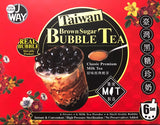 J Way 台灣黑糖珍珠奶茶-6包入（黑糖珍珠50gx6 +奶茶粉25gx6）