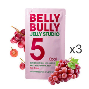 【韓國】 Belly Bully Jelly Studio 低卡蒟蒻飲料 (葡萄) 3包/組