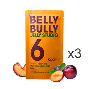【韓國】 Belly Bully Jelly Studio 低卡蒟蒻飲料 (李子) 3包/組